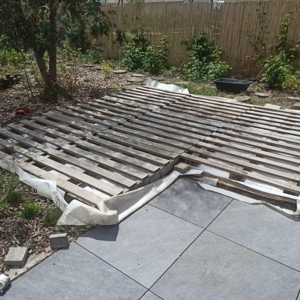 exemples amÃ©nagement jardin crÃ©ation terrasse palettes