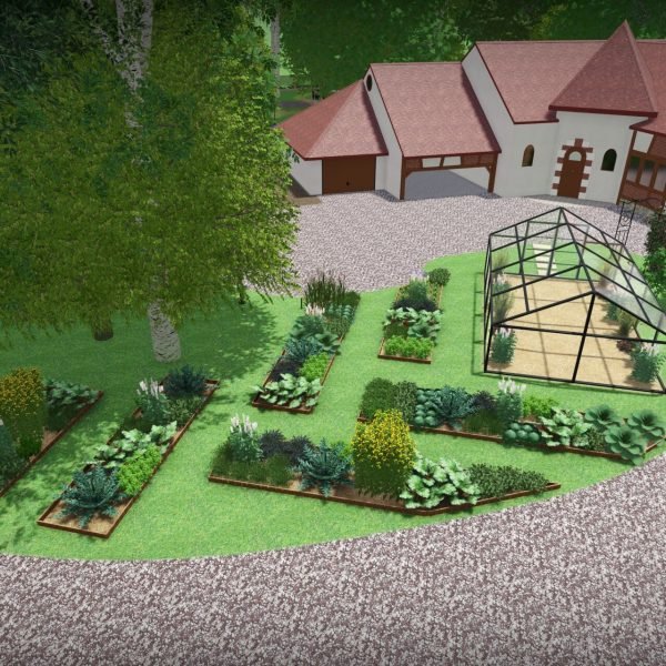 ilot potager des simples